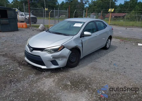 2014 Toyota Corolla Le z USA, uszkodzony, nr VIN 5YFBURHE0EP086859